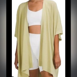 lululemon merino wool short sleeve wrap top